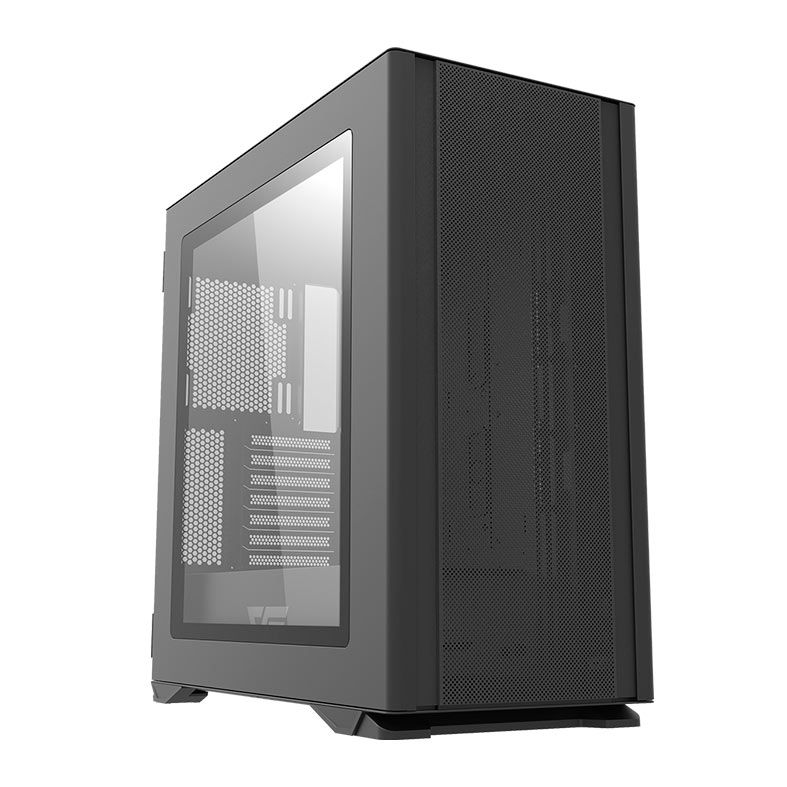 Gabinete Gamer Aigo Darkflash DLX200 Mesh, Full-Tower, Lateral de Vidro, Preto, DLX200