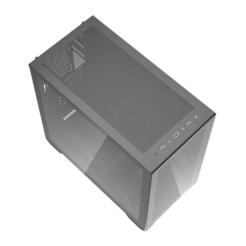 Gabinete Gamer Aigo Darkflash DLX 4000, Full-Tower, Lateral de Vidro, Preto, DLX4000-BK