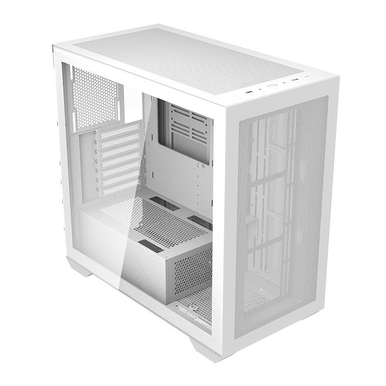 Gabinete Gamer Aigo Darkflash DLX 4000 Mesh, Full-Tower, Lateral de Vidro, Branco, DLX4000MESH-WH