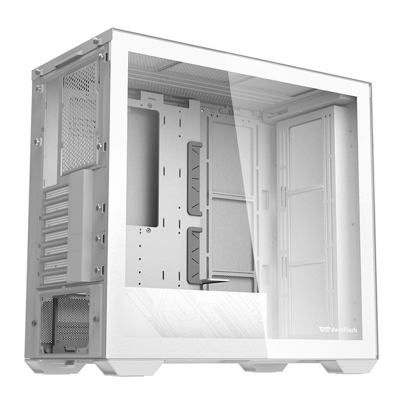 Gabinete Gamer Aigo Darkflash DLX 4000 Mesh, Full-Tower, Lateral de Vidro, Branco, DLX4000MESH-WH