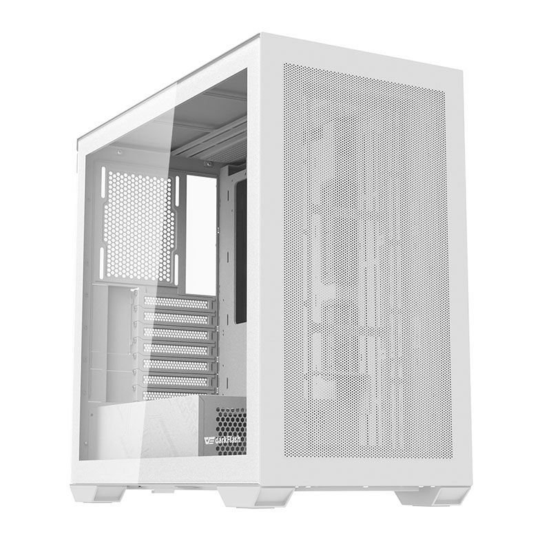 Gabinete Gamer Aigo Darkflash DLX 4000 Mesh, Full-Tower, Lateral de Vidro, Branco, DLX4000MESH-WH