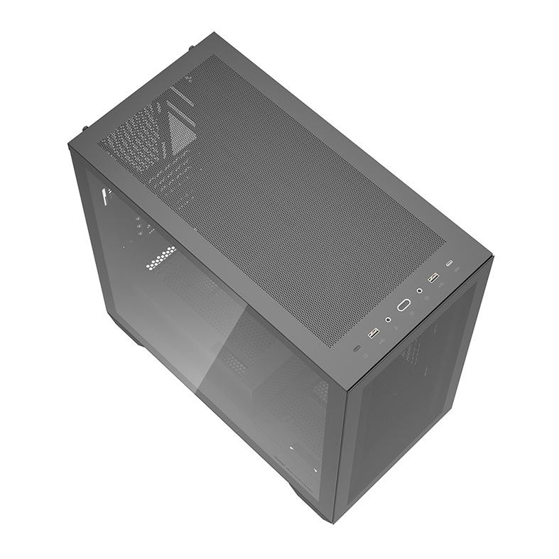 Gabinete Gamer Aigo Darkflash DLX 4000 Mesh, Full-Tower, Lateral de Vidro, Preto, DLX4000MESH