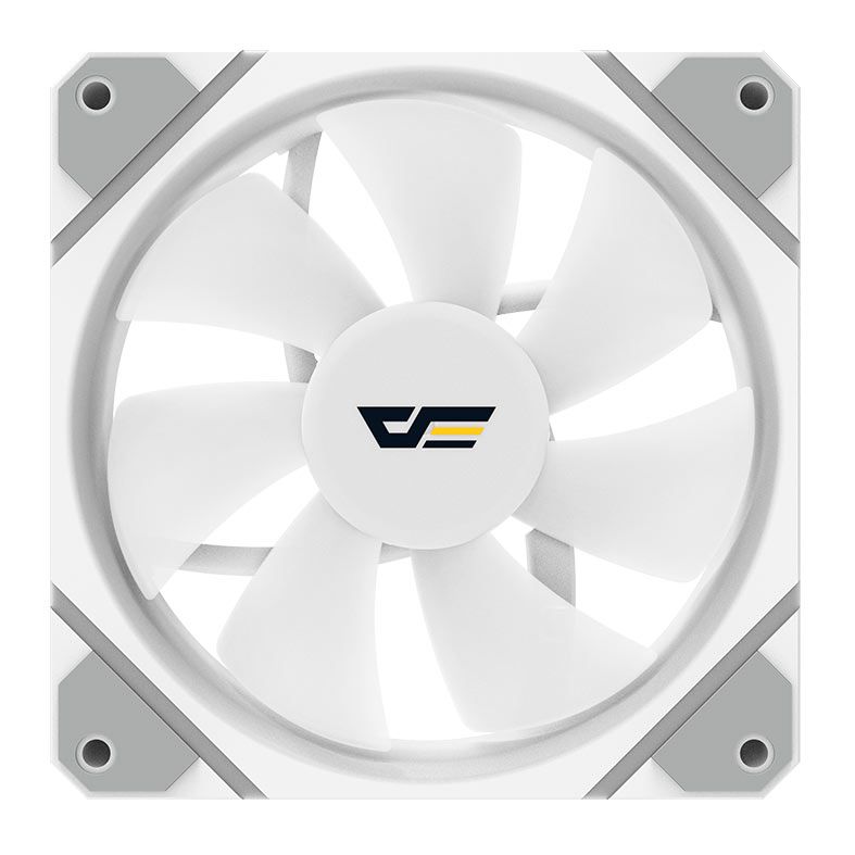 Ventoinha Aigo Darkflash DM12 F, ARGB, 120mm, Branco, DM12F-WH