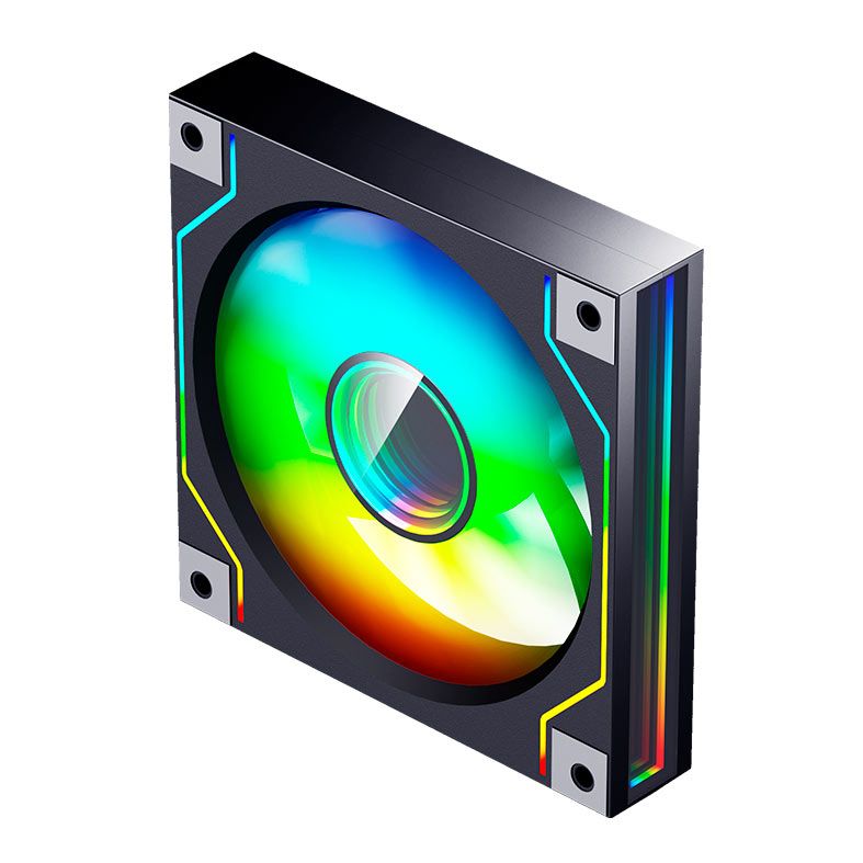 Ventoinha Aigo Darkflash DM20, ARGB, 120mm, Preto, DM20-ARGB-BK