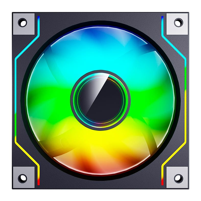 Ventoinha Aigo Darkflash DM20, ARGB, 120mm, Preto, DM20-ARGB-BK