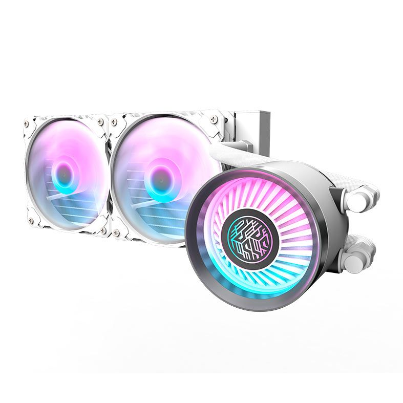Water Cooler Aigo Darkflash Nebula DN-240, ARGB, 240mm, Branco, DN-240-WH