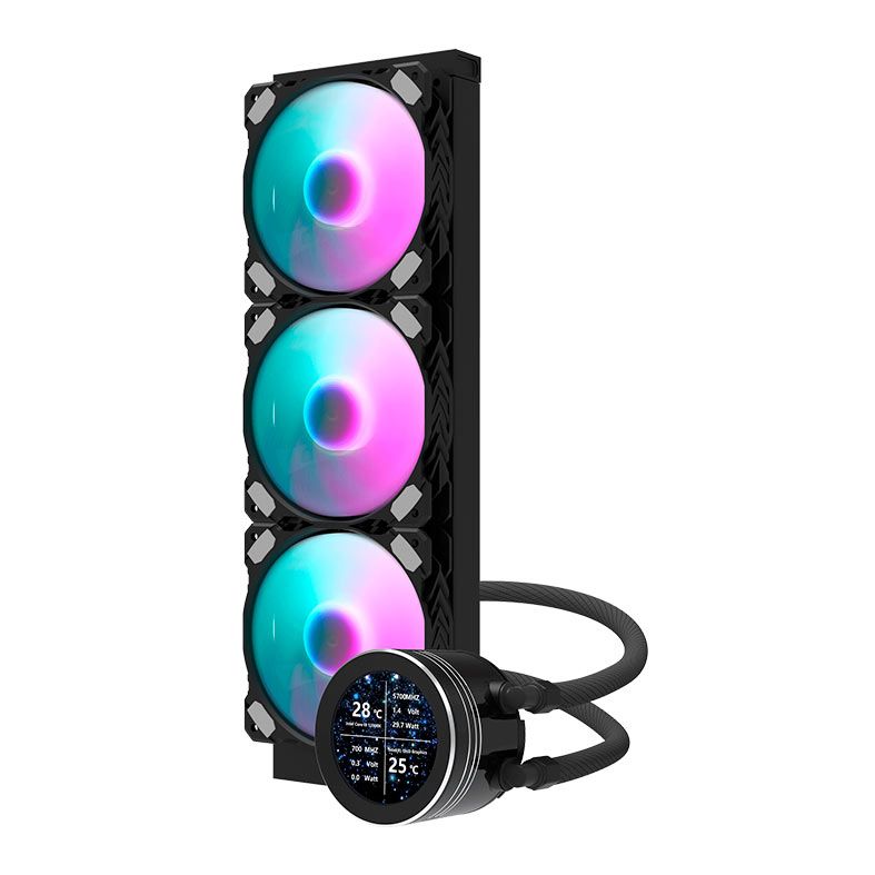 Water Cooler Aigo Darkflash DN360S, ARGB, 360mm, Preto, DN360S-BK