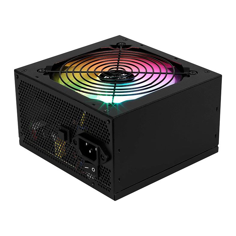 Fonte Aerocool Dorado, 550W, RGB, 80 Plus Gold, Preto, DORADO-550W