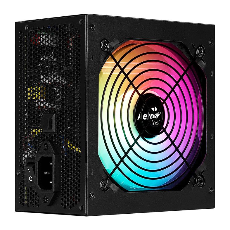 Fonte Aerocool Dorado, 550W, RGB, 80 Plus Gold, Preto, DORADO-550W