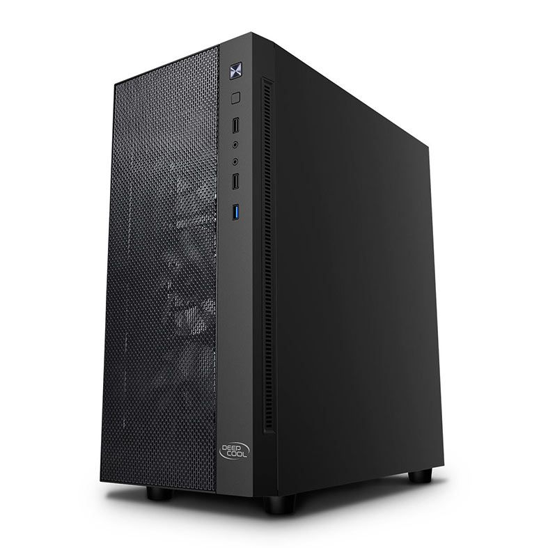 Gabinete Gamer Deepcool Matrexx 55 Mesh, RGB, Mid-Tower, Lateral de Vidro, Com 4 Fans, Preto, DP-ATX-MATREXX55-MESH-AR-4F