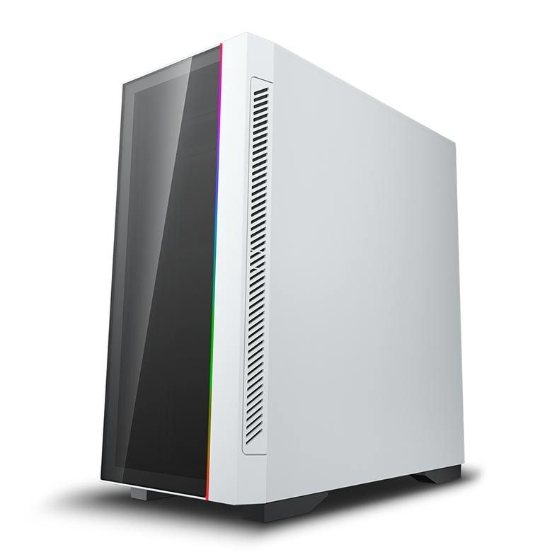 Gabinete DeepCool Matrexx 55 V3 ADD-RGB 3x120mm Vidro Temp Branco, DP-ATX-MATREXX55V3-AR-WH-3F