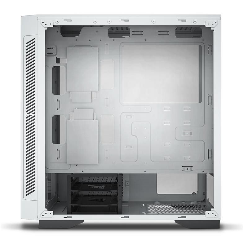 Gabinete DeepCool Matrexx 55 V3 ADD-RGB 3x120mm Vidro Temp Branco, DP-ATX-MATREXX55V3-AR-WH-3F