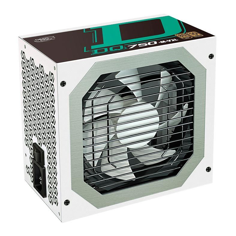 Fonte DeepCool DQ750 Full Modular 80Plus Gold White, DP-GD-DQ750-M-V2L-WH