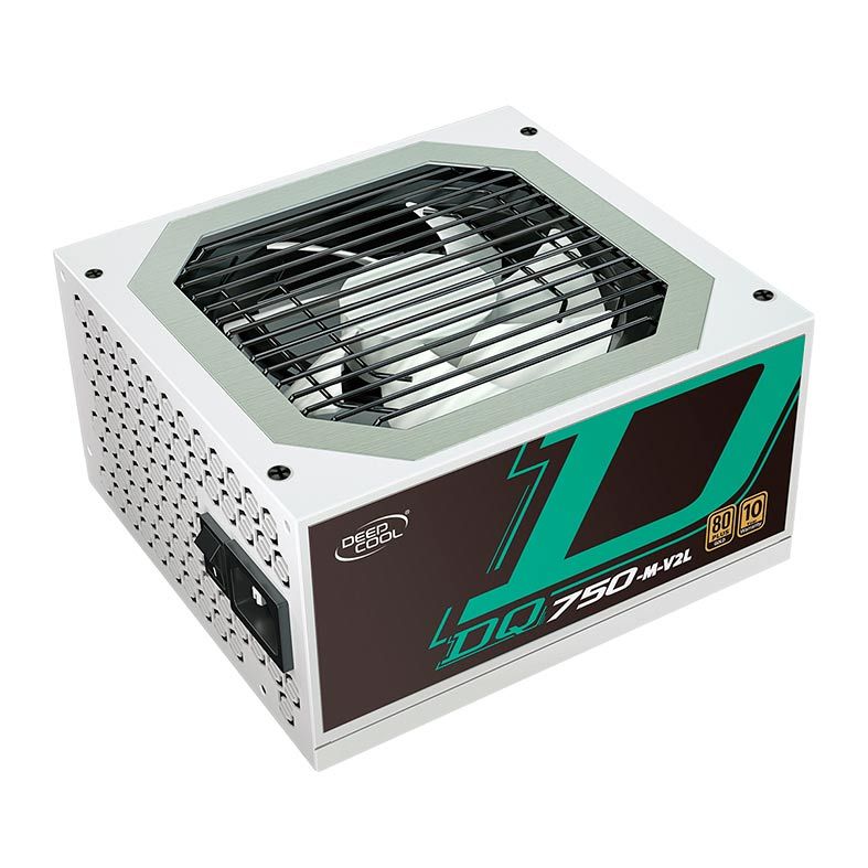 Fonte DeepCool DQ750 Full Modular 80Plus Gold White, DP-GD-DQ750-M-V2L-WH