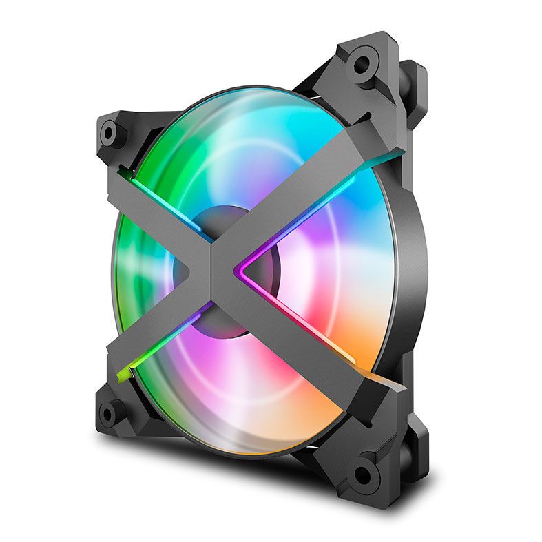 Kit Ventoinhas DeepCool GamerStorm MF120 GT 3x120 A-RGB, DP-GS-F12-AR-MF120GT-3P