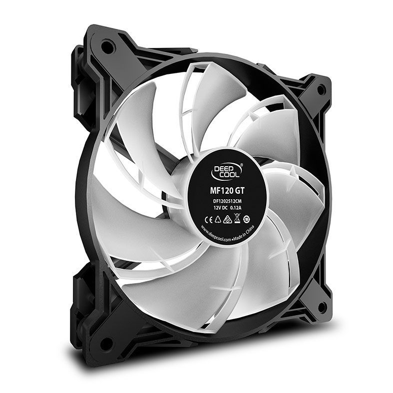 Kit Ventoinhas DeepCool GamerStorm MF120 GT 3x120 A-RGB, DP-GS-F12-AR-MF120GT-3P