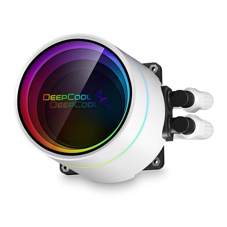 Water Cooler DeepCool Castle 240EX A-RGB, 240mm, Branco, DP-GS-H12W-CSL240EX-AR-WH
