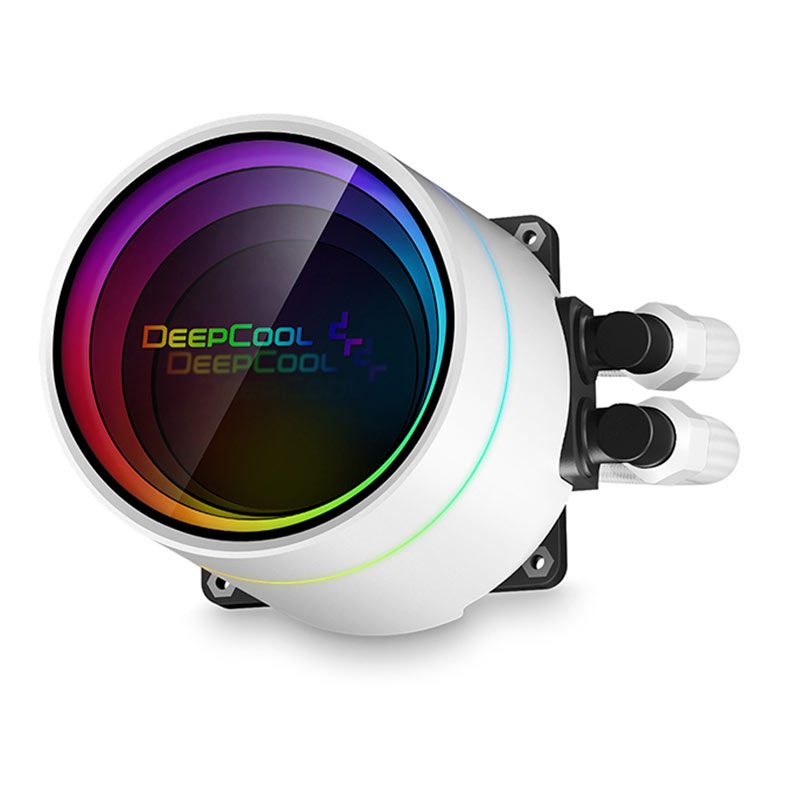 Water Cooler DeepCool Castle 360EX A-RGB, 360mm, Branco, DP-GS-H12W-CSL360EX-AR-WH