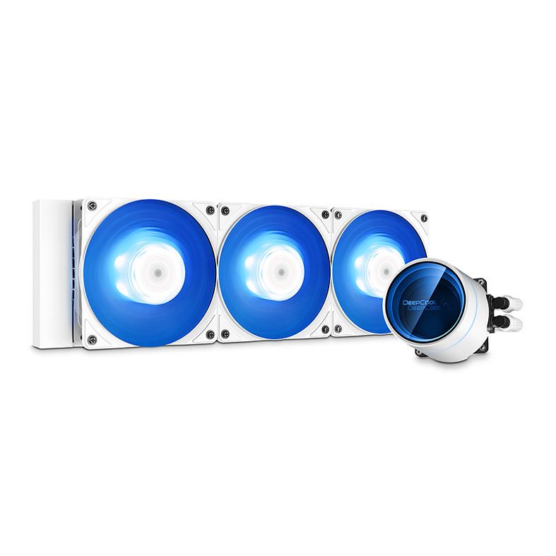 Water Cooler DeepCool Castle 360EX A-RGB, 360mm, Branco, DP-GS-H12W-CSL360EX-AR-WH