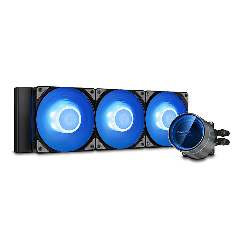 Water Cooler DeepCool Castle 360EX A-RGB, 360mm, Preto, DP-GS-H12W-CSL360EX-AR