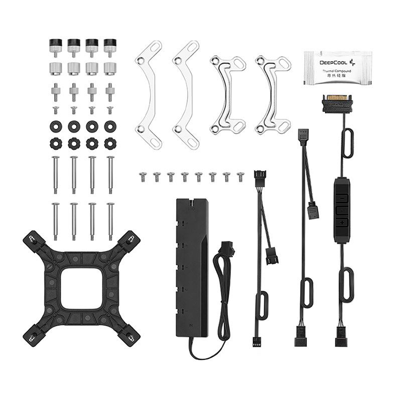 Water Cooler Deepcool Gammaxx L240, A-RGB, 240mm, DP-H12CF-GL240-ARGB-WH