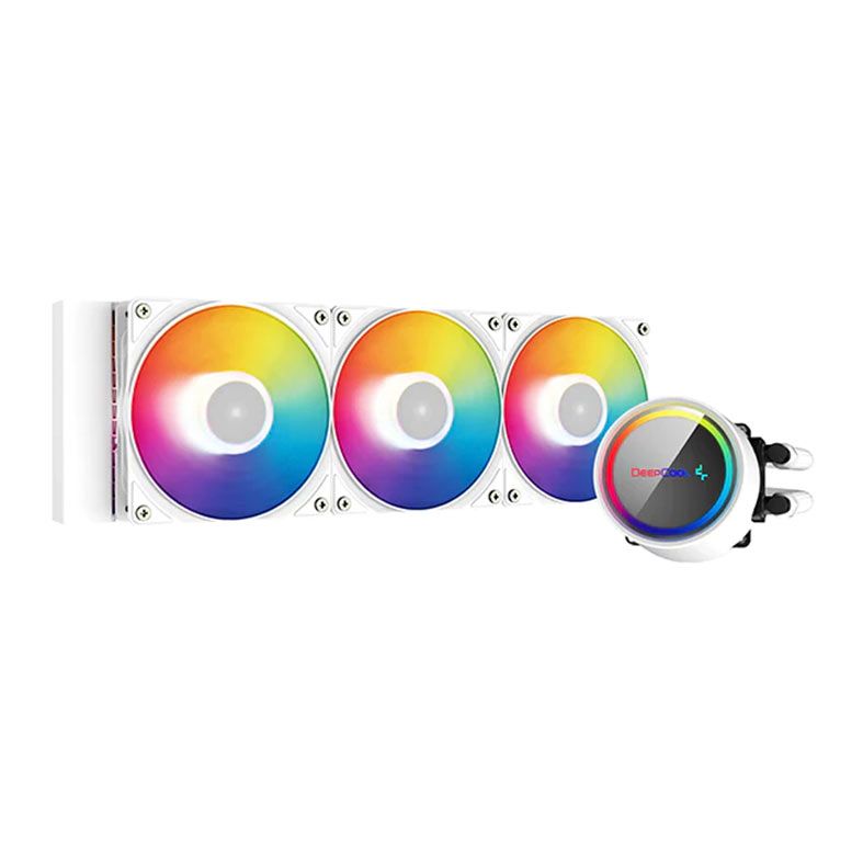 Water Cooler DeepCool Gammaxx L360 A-RGB, 360mm, Branco, DP-H12CF-GL360-ARGB-WH