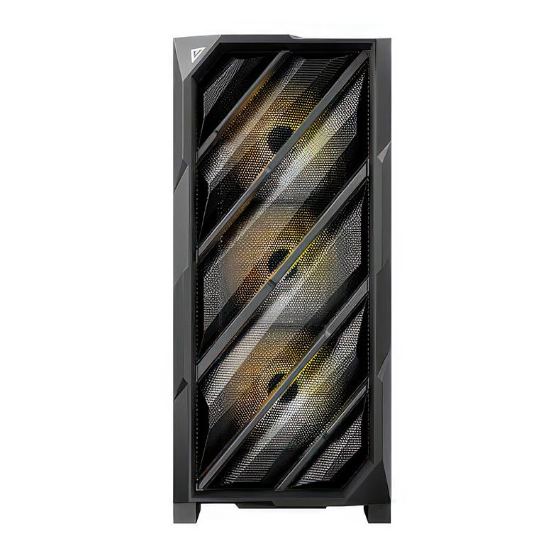 Gabinete Gamer Antec DP503, RGB, Mid-Tower, Lateral de vidro, Com 3 Fans, Preto, DP503