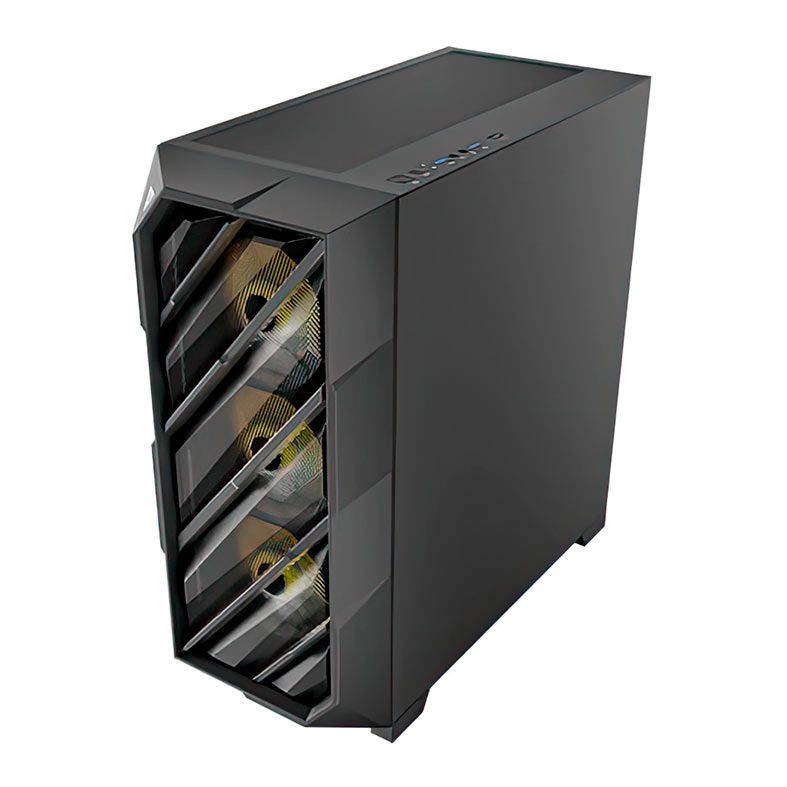 Gabinete Gamer Antec DP503, RGB, Mid-Tower, Lateral de vidro, Com 3 Fans, Preto, DP503