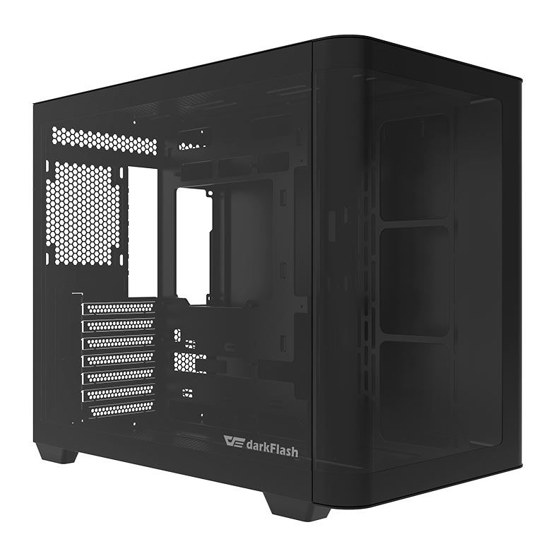 Gabinete Gamer Aigo DarkFlash DPW90, Mid-Tower, Lateral de Vidro, Preto, DPW90-BLACK