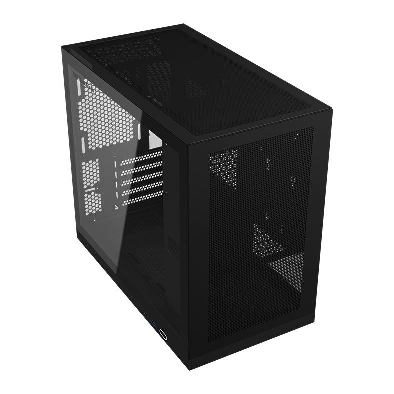 Gabinete Gamer Aigo Darkflash DS210, Mid-Tower, Lateral de Vidro, Preto, DS210-BLACK
