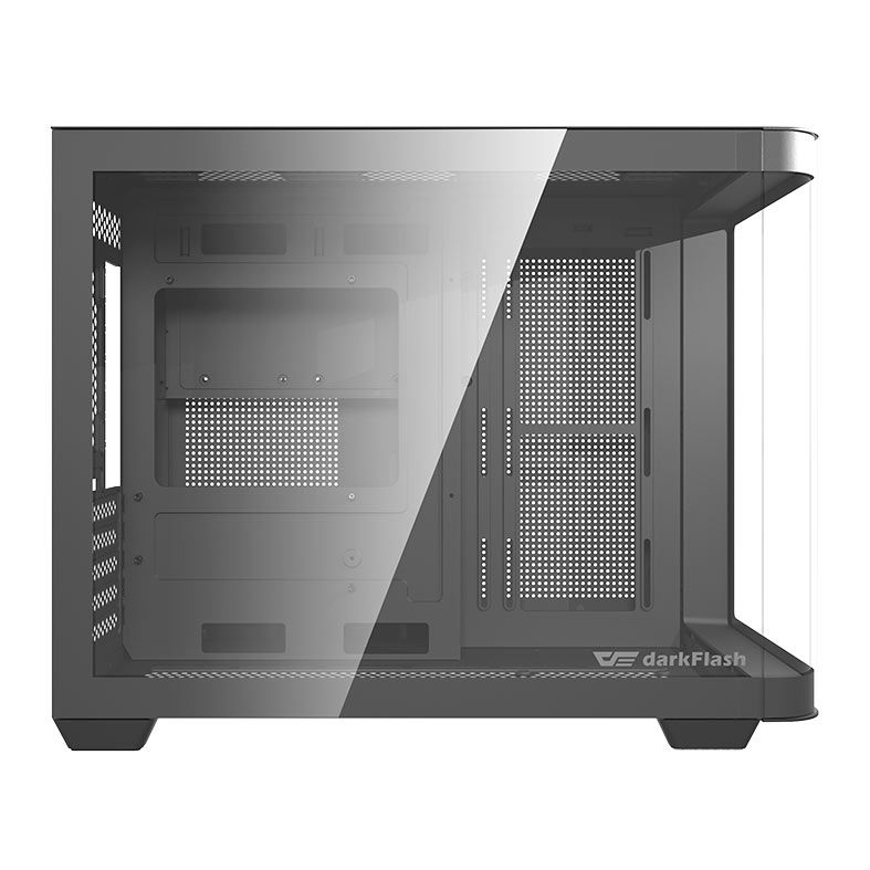Gabinete Gamer Aigo DarkFlash DPW90M, Mini-Tower, Lateral de Vidro, Preto, DPW90M-BK