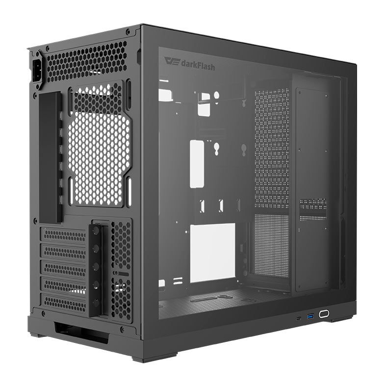 Gabinete Gamer Aigo Darkflash DS210, Mid-Tower, Lateral de Vidro, Preto, DS210-BLACK