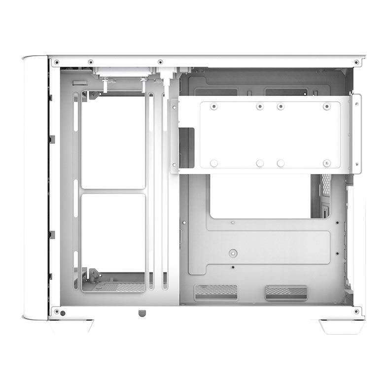 Gabinete Gamer Aigo DarkFlash DPW90M, Mini-Tower, Lateral de Vidro, Branco, DPW90M-WH