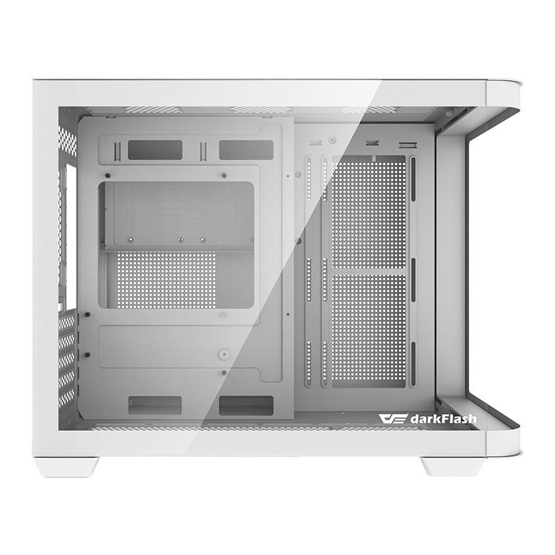 Gabinete Gamer Aigo DarkFlash DPW90M, Mini-Tower, Lateral de Vidro, Branco, DPW90M-WH