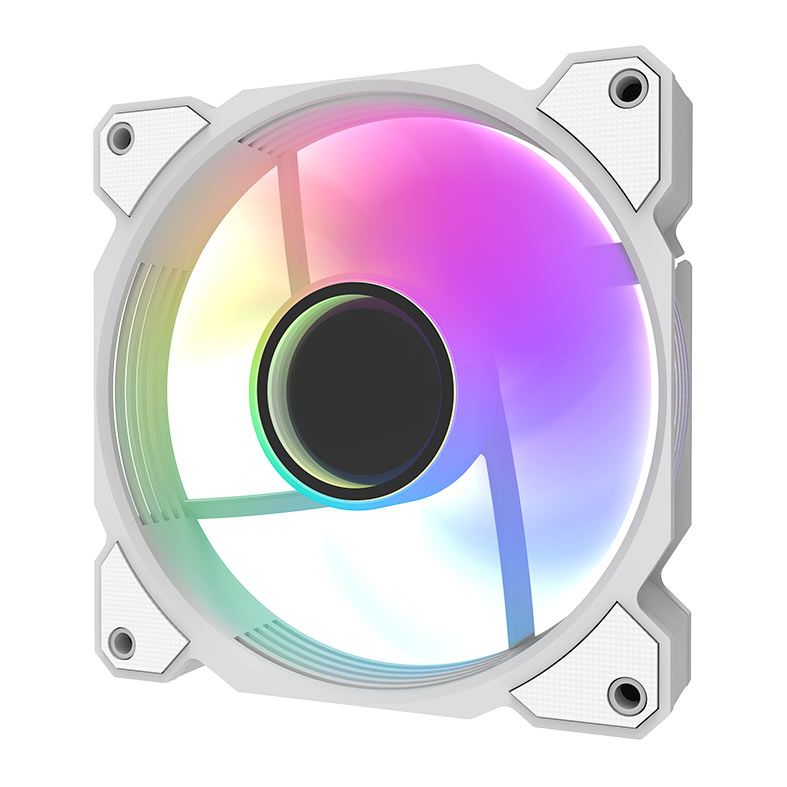 Ventoinha Aigo Darkflash DR08, ARGB, 120mm, Branco, DR08-ARGB-WH