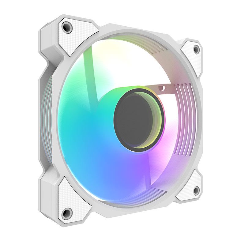 Ventoinha Aigo Darkflash DR08, ARGB, 120mm, Branco, DR08-ARGB-WH