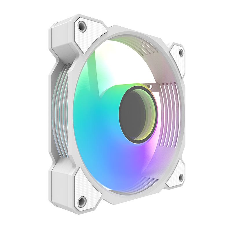 Ventoinha Aigo Darkflash DR08, ARGB, 120mm, Branco, DR08-ARGB-WH