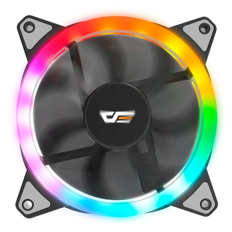 Ventoinha Aigo DR11 7S, 120mm, Led Rainbow, DR11 7S-OEM