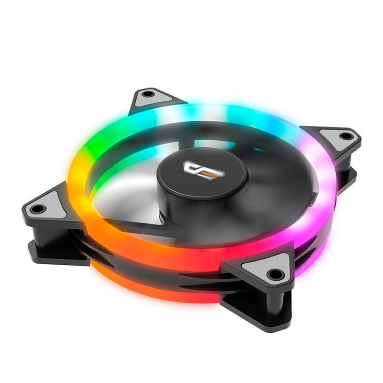Ventoinha Aigo Darkflash DR11 7S, 120mm, Led Rainbow, DR11-7S