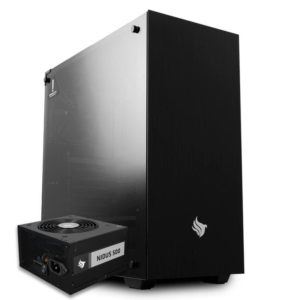 Pichau Kit Upgrade, Gabinete Pichau Dragoon + Fonte Pichau Nidus 500W PG-5001-BR-OEM