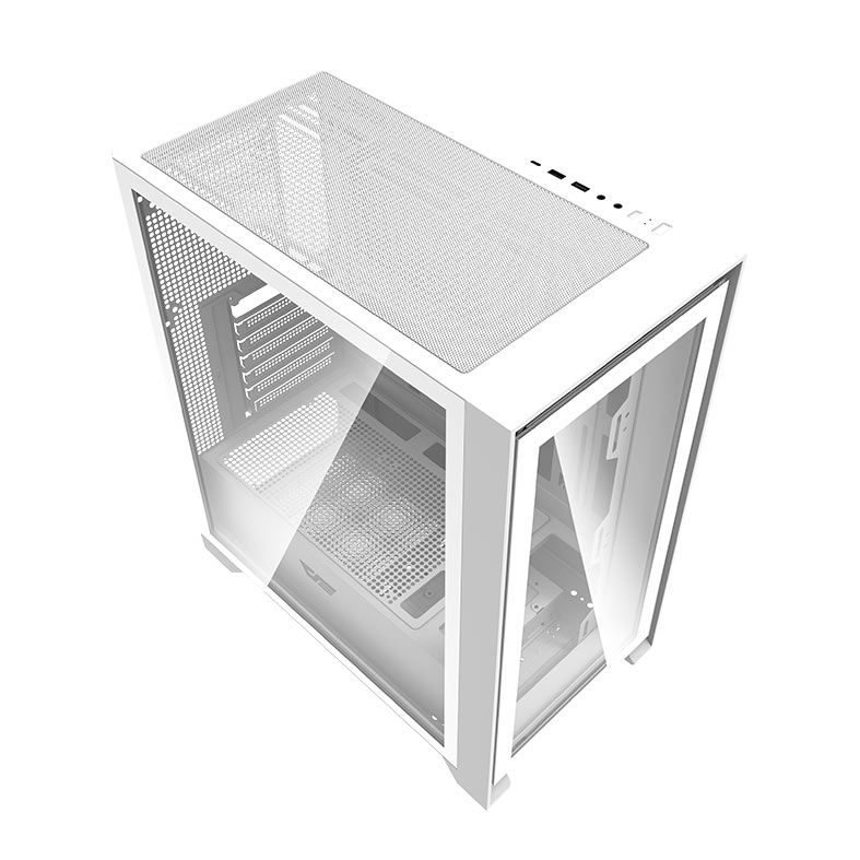Gabinete Gamer Aigo Darkflash DRX70 Glass, Mid-Tower, Lateral de Vidro, Branco, DRX70-GLASS-WH