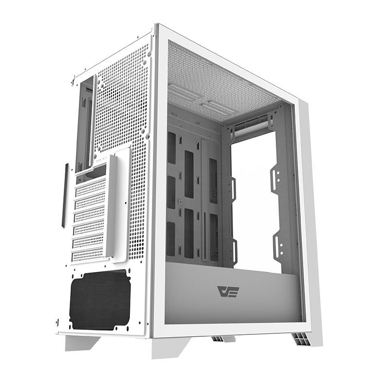 Gabinete Gamer Aigo Darkflash DRX70 Glass, Mid-Tower, Lateral de Vidro, Branco, DRX70-GLASS-WH