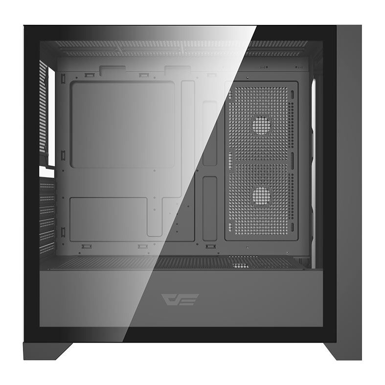 Gabinete Gamer Aigo DarkFlash DRX90 Glass, Mid-Tower, Lateral de Vidro, Preto, DRX90-GLASS-BLACK