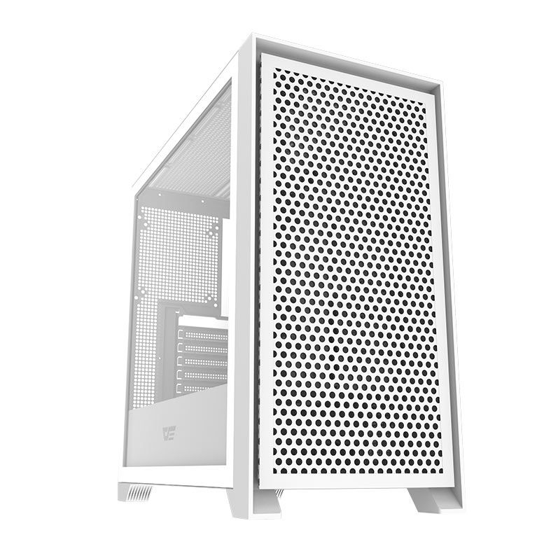 Gabinete Gamer Aigo Darkflash DRX90 Mesh, Mid-Tower, Lateral De Vidro, Branco, DRX90-MESH-WH