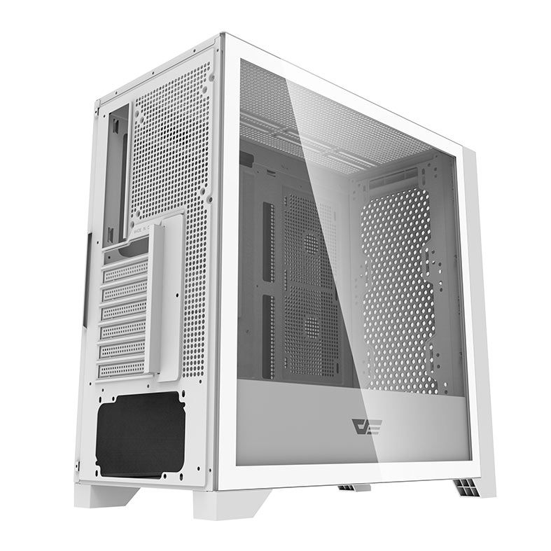 Gabinete Gamer Aigo Darkflash DRX90 Mesh, Mid-Tower, Lateral De Vidro, Branco, DRX90-MESH-WH