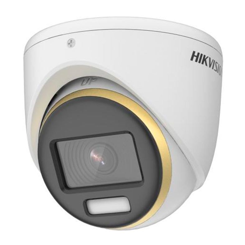 Camera Hikvision Dome ColorVu, HD, Branco, DS-2CE70DF3T-MF