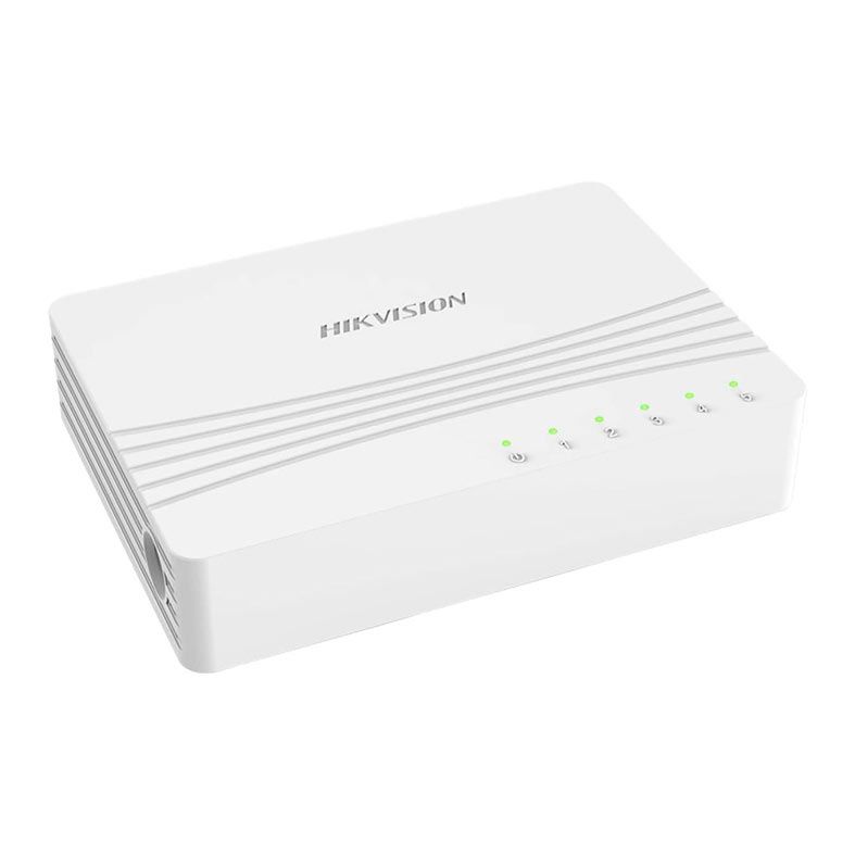 Switch Hikvision DS-3E0505D-E, 5 Portas, 10/100/1000, Branco, DS-3E0505D-E