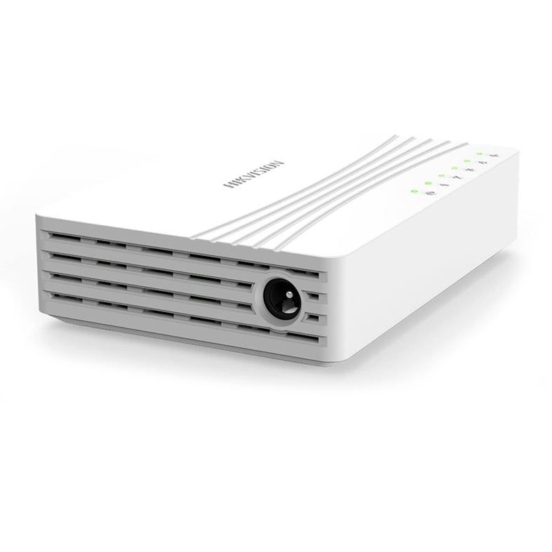 Switch Hikvision DS-3E0505D-E, 5 Portas, 10/100/1000, Branco, DS-3E0505D-E