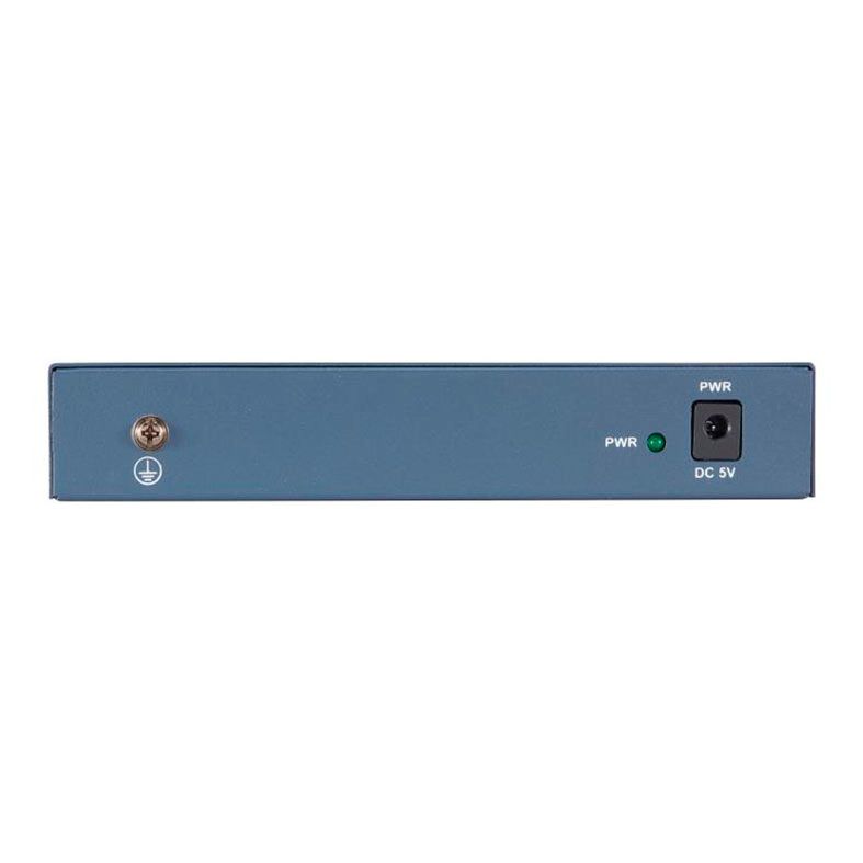 Switch Hikvision DS-3E0508-E-B, 8 Portas, 10/100/1000, Cinza, DS-3E0508-E-B
