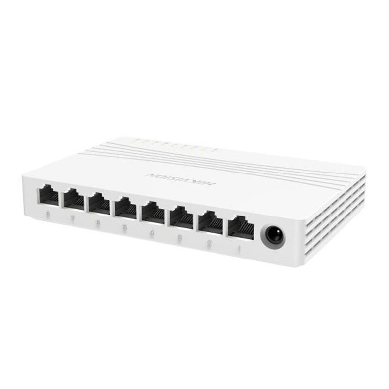 Switch Hikvision DS-3E0508D-E, 8 Portas, 10/100/1000, Branco, DS-3E0508D-E